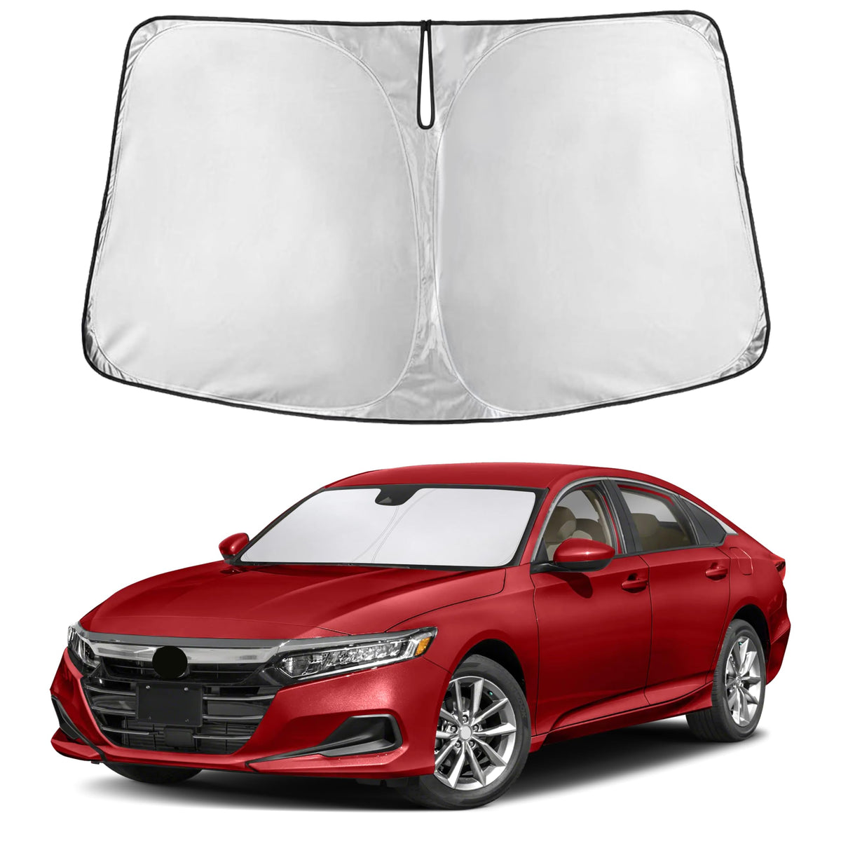 EcoNour Car Windshield Sun Shade, Front Window Sun Blocker for SUVs,Sedan Jansha Store