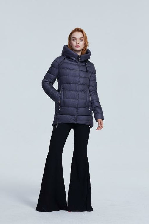 Women warm hooded winter coat women jacket casual parkas jacket Jansha Store