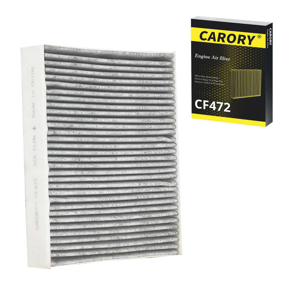 CARORY Cabin Air Filter w/Activated Carbon for Honda Accord 2003–2022, Civic 2006–2015, CR-V 2007–2016, Odyssey 2005–2017, Pilot 2009–2022, Ridgeline 2006–2025, Acura MDX 2007–2020, and More, CF134 Jansha Store