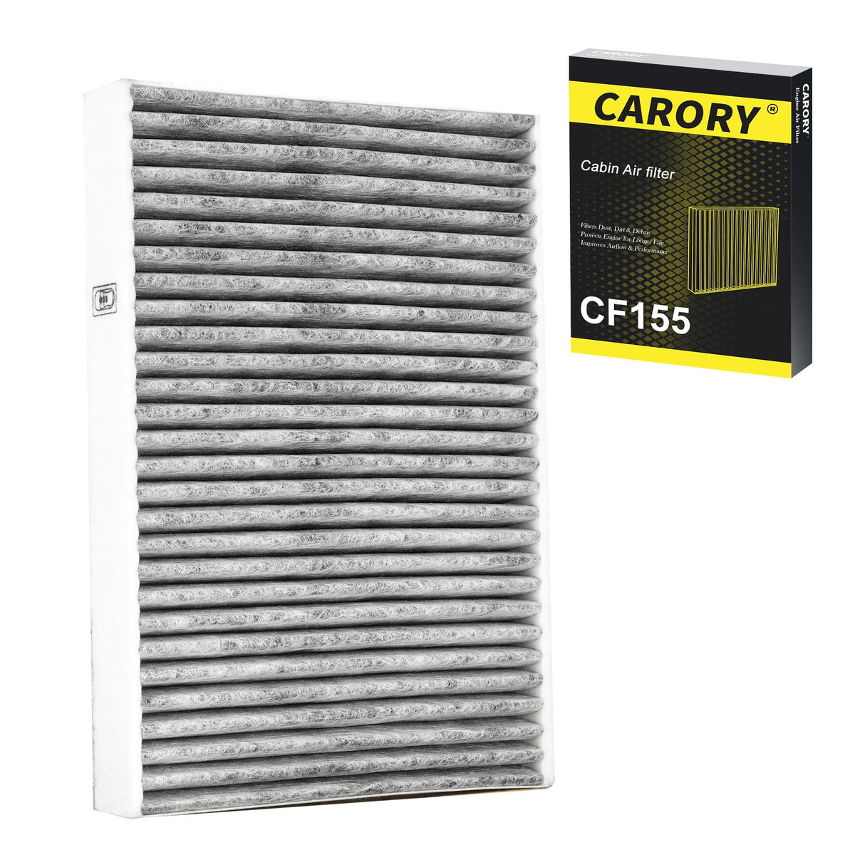 CARORY Cabin Air Filter w/Activated Carbon for Honda Accord 2003–2022, Civic 2006–2015, CR-V 2007–2016, Odyssey 2005–2017, Pilot 2009–2022, Ridgeline 2006–2025, Acura MDX 2007–2020, and More, CF134 Jansha Store