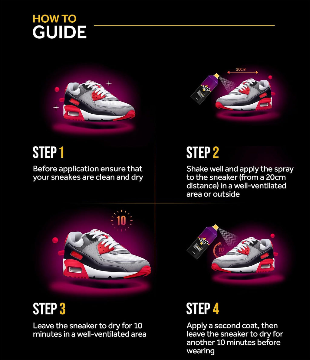 Crep Protect Shoe Protector Spray - Rain & Stain Waterproof Nano Protection for Sneaker, Leather, Nubuck, Suede & Canvas Jansha Store