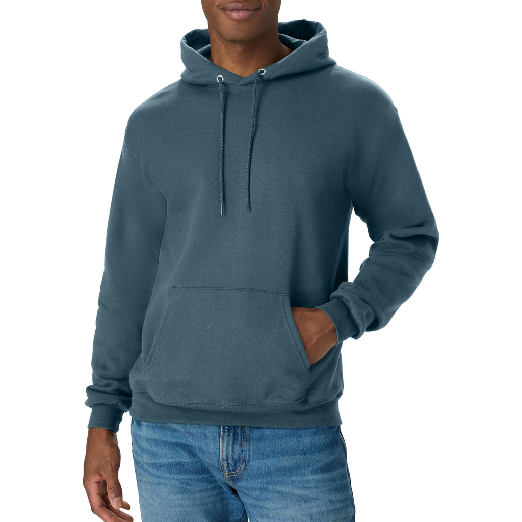 Close-up of the soft fleece surface and color tone of the hoodie