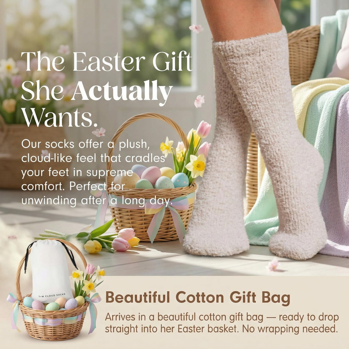Unboxme Gifts Warm & Cozy Ultra-Luxe Cloud Fuzzy Socks, Gifts for Women Jansha Store