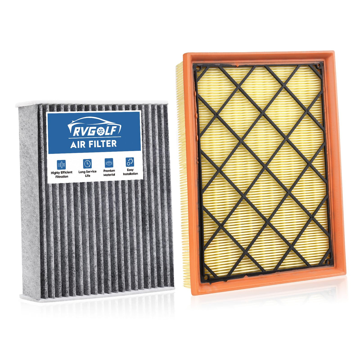Not for Hybrid, Engine+Cabin Air Filter Fit 2015-2019 Sonata 2.4L (Gas) Jansha Store