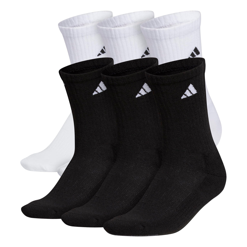 adidas Mens Athletic Cushioned 6-Pack Crew Socks Casual - Green Jansha Store