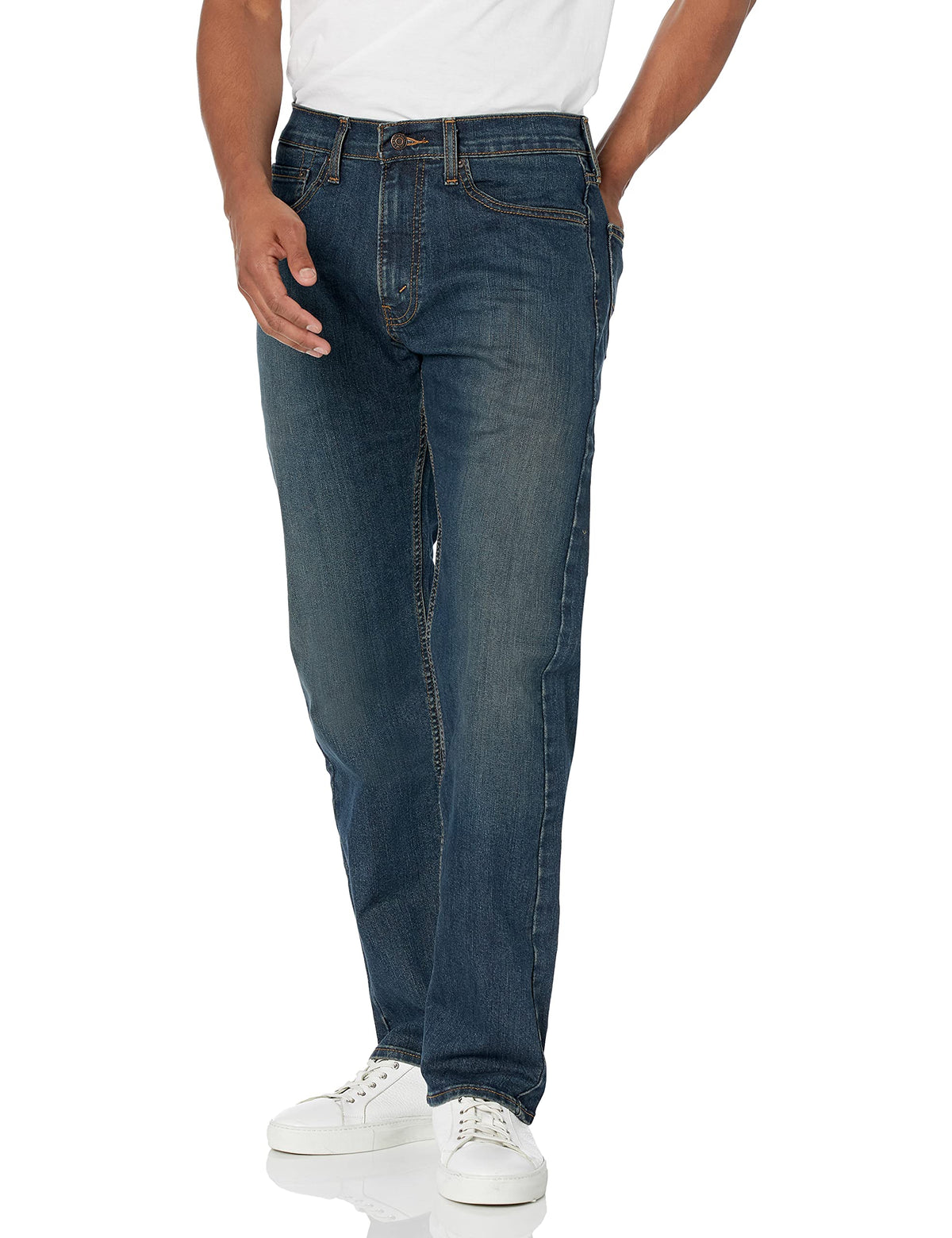 Levi Strauss Signature Gold Men's Relaxed Fit Flex Jeans Jansha Store