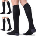 FITRELL 3 Pairs Compression Socks for Women and Men 20-30mmHg-Circulation Support Socks Jansha Store