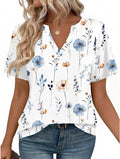 Zeagoo Womens Tops Short Sleeve V Neck Tee Shirts Cute Dressy Casual Jansha Store