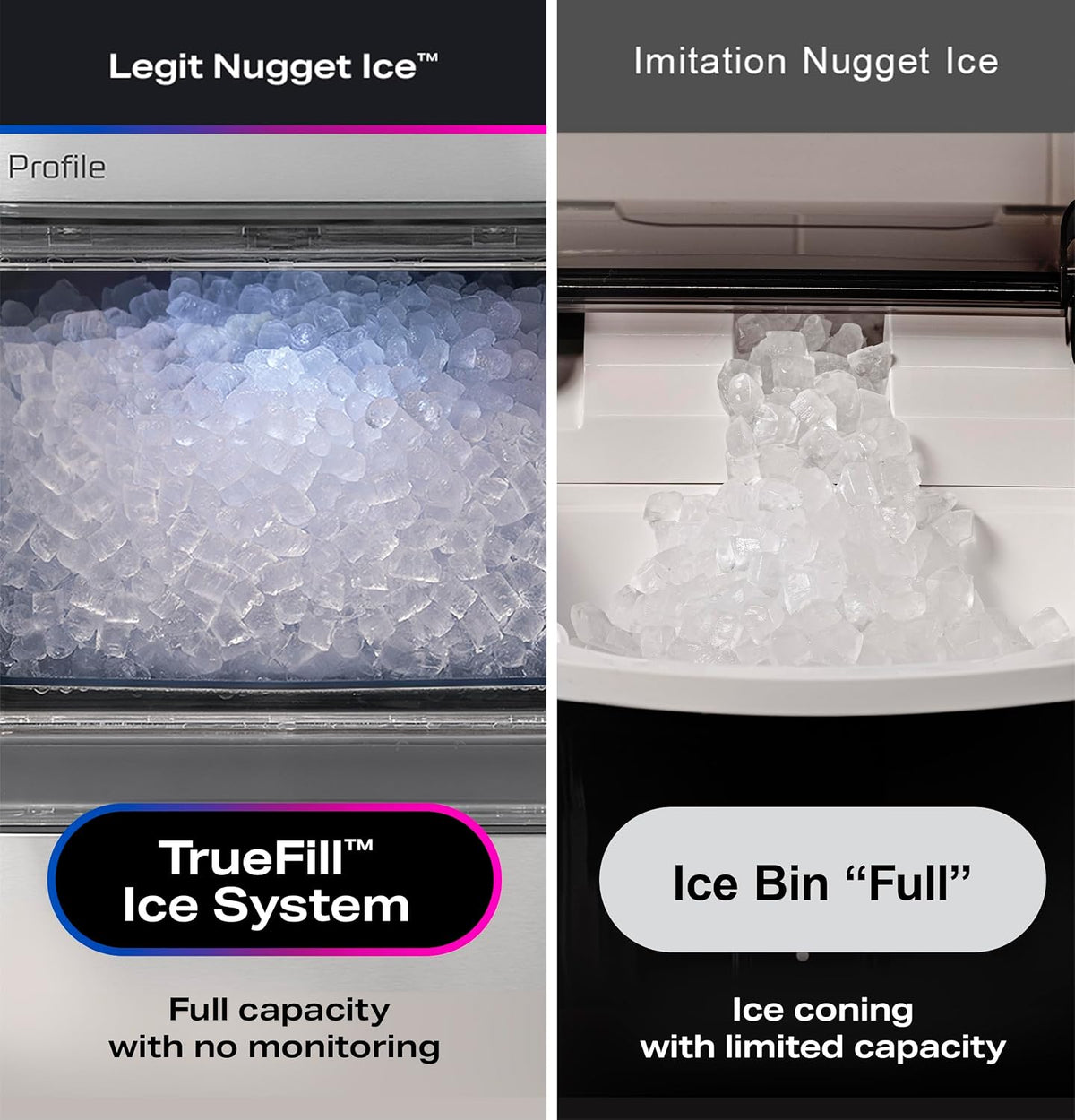 GE Profile Opal 2.0 Ultra Nugget Ice Maker with .75 Gallon Side Tank and Scale Inhibiting Filter, Scoop Included, 38 lbs in 24 Hours, Pellet Ice Machine with WiFi & Smart Connected, Black Jansha Store
