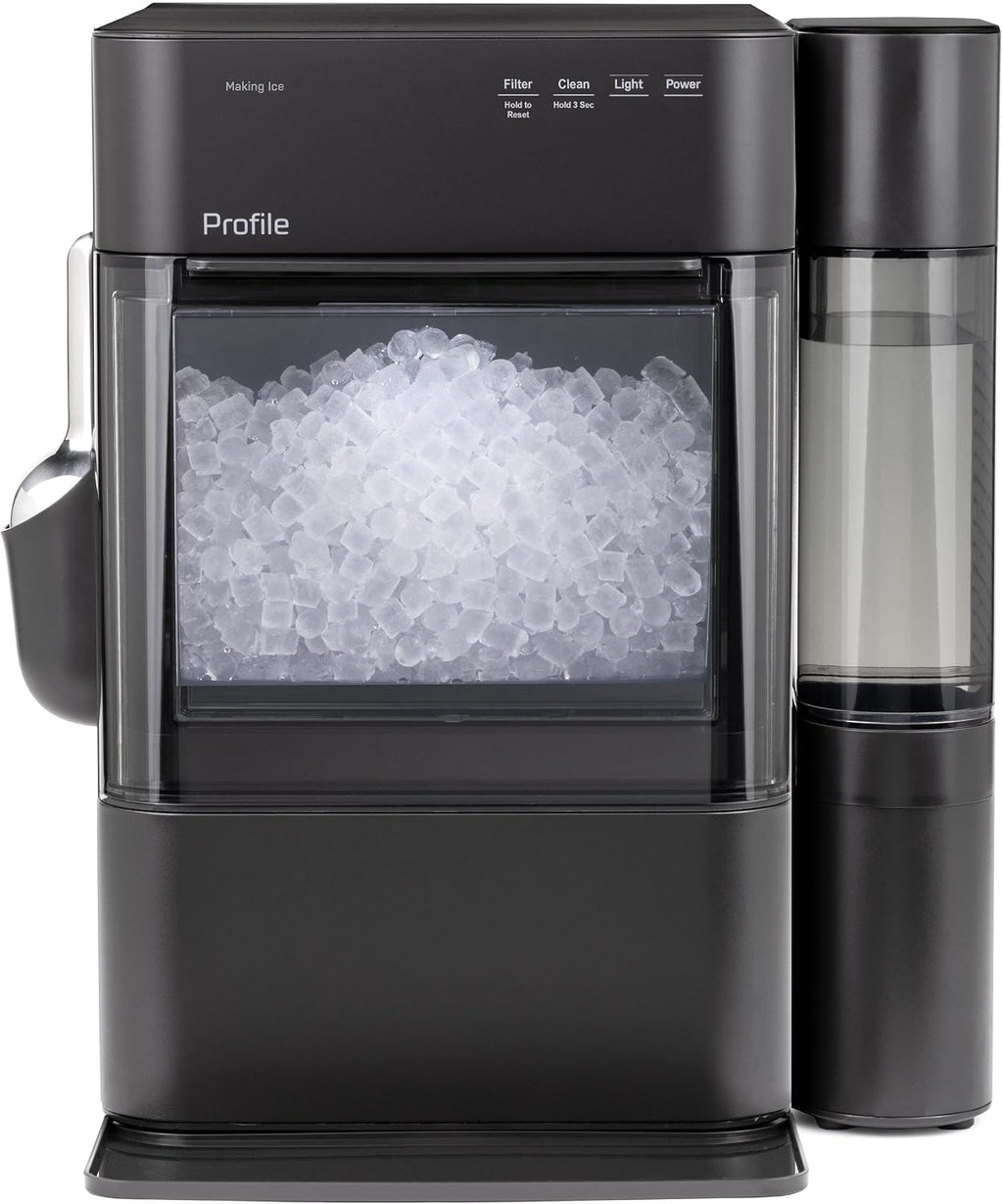 GE Profile Opal 2.0 Ultra Nugget Ice Maker with .75 Gallon Side Tank and Scale Inhibiting Filter, Scoop Included, 38 lbs in 24 Hours, Pellet Ice Machine with WiFi & Smart Connected, Black Jansha Store