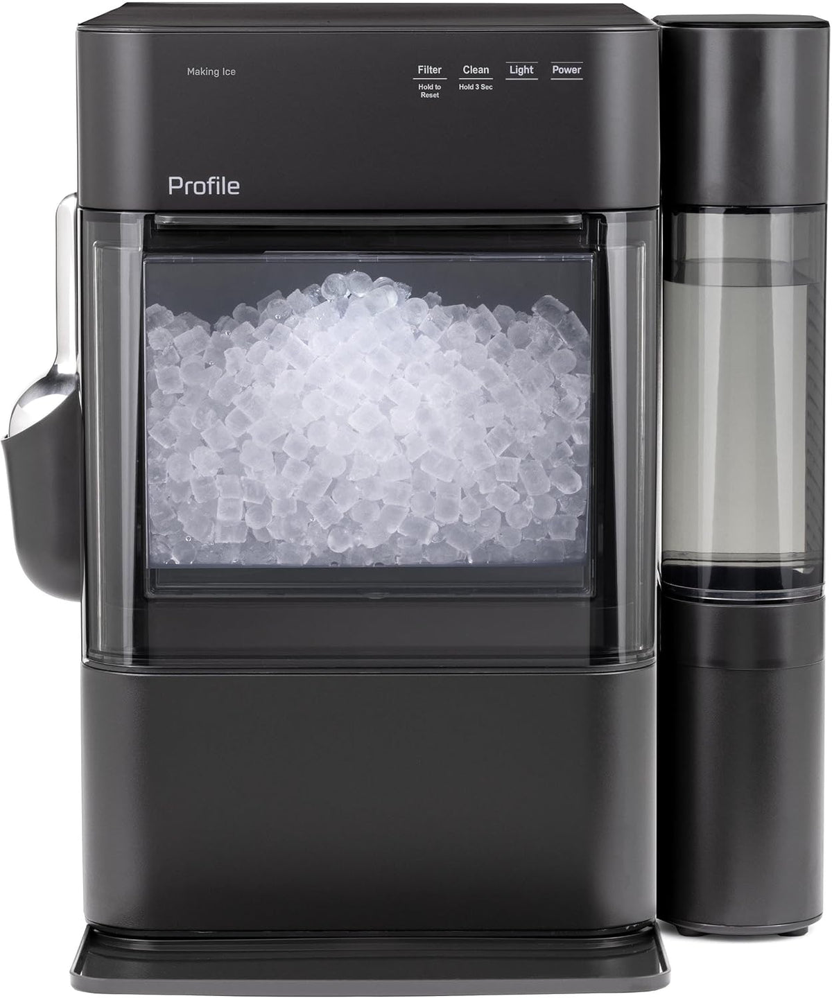 GE Profile Opal 2.0 Ultra Nugget Ice Maker with .75 Gallon Side Tank and Scale Inhibiting Filter, Scoop Included, 38 lbs in 24 Hours, Pellet Ice Machine with WiFi & Smart Connected, Black Jansha Store
