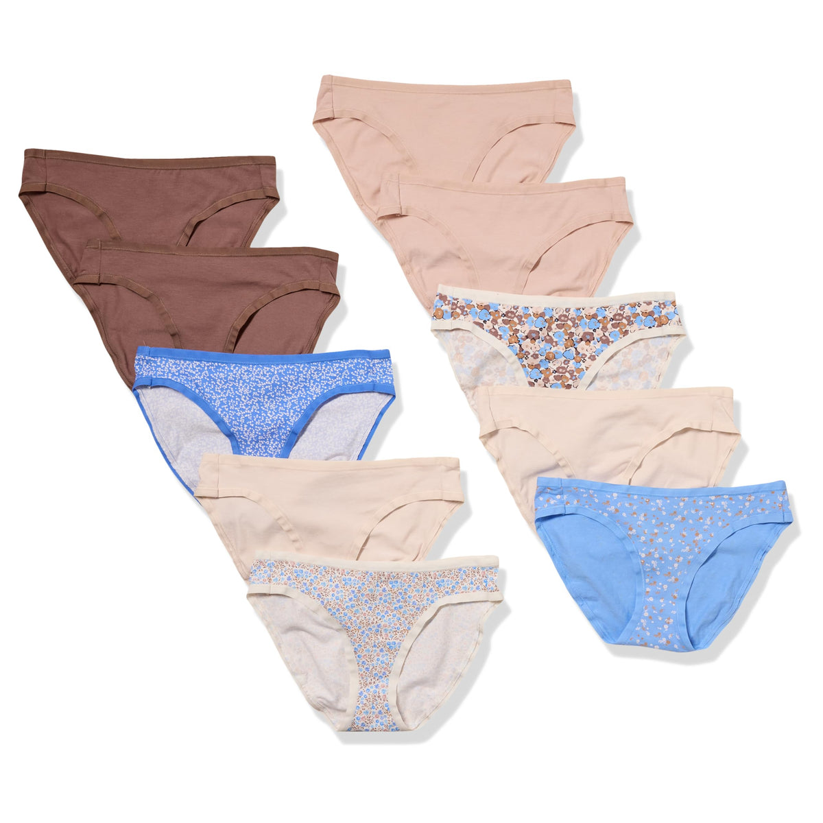 Amazon Essentials Women's Cotton Spandex Bikini Brief Underwear (Available in Plus Size) Jansha Store