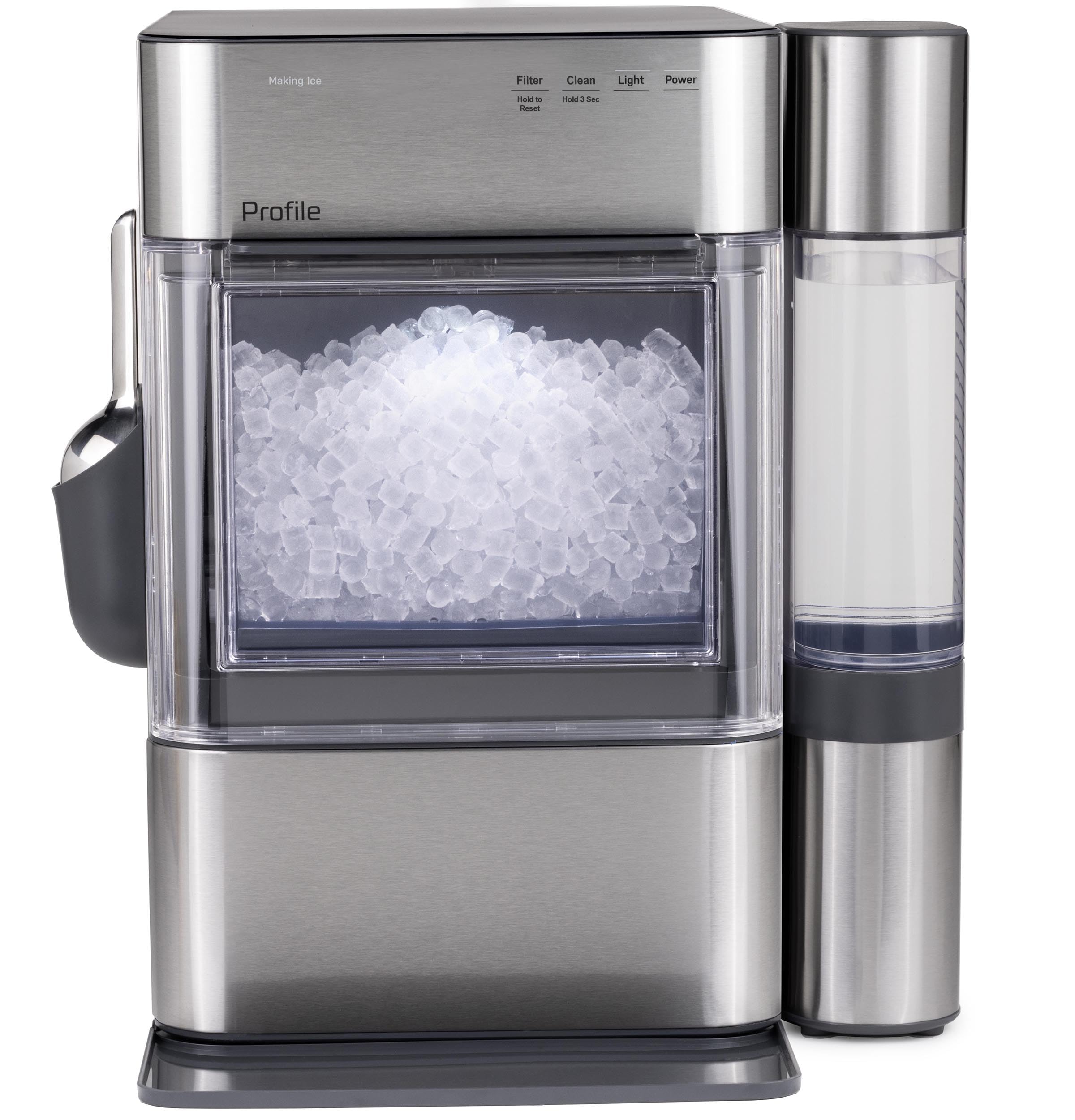 GE Profile Opal 2.0 Ultra Nugget Ice Maker with .75 Gallon Side Tank and Scale Inhibiting Filter, Scoop Included, 38 lbs in 24 Hours, Pellet Ice Machine with WiFi & Smart Connected, Black Jansha Store