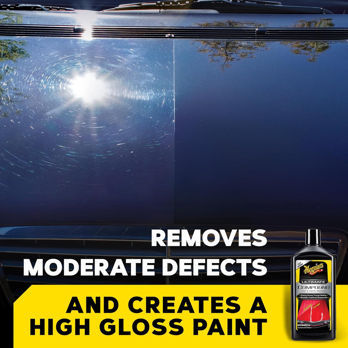 Meguiar's Ultimate Compound, Pro-Grade Car Scratch Remover, 15.2 Oz Jansha Store