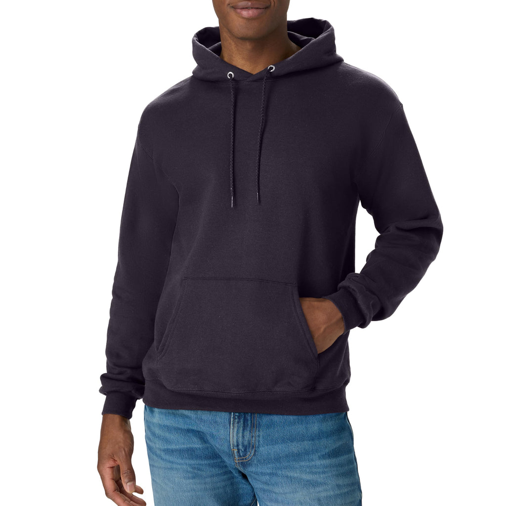 EcoSmart fleece hoodie sleeve and shoulder seam detail