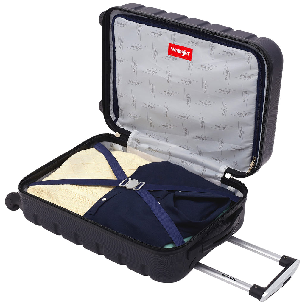 Wrangler 22" Hardside Spinner Carry-On Luggage, Teal Jansha Store