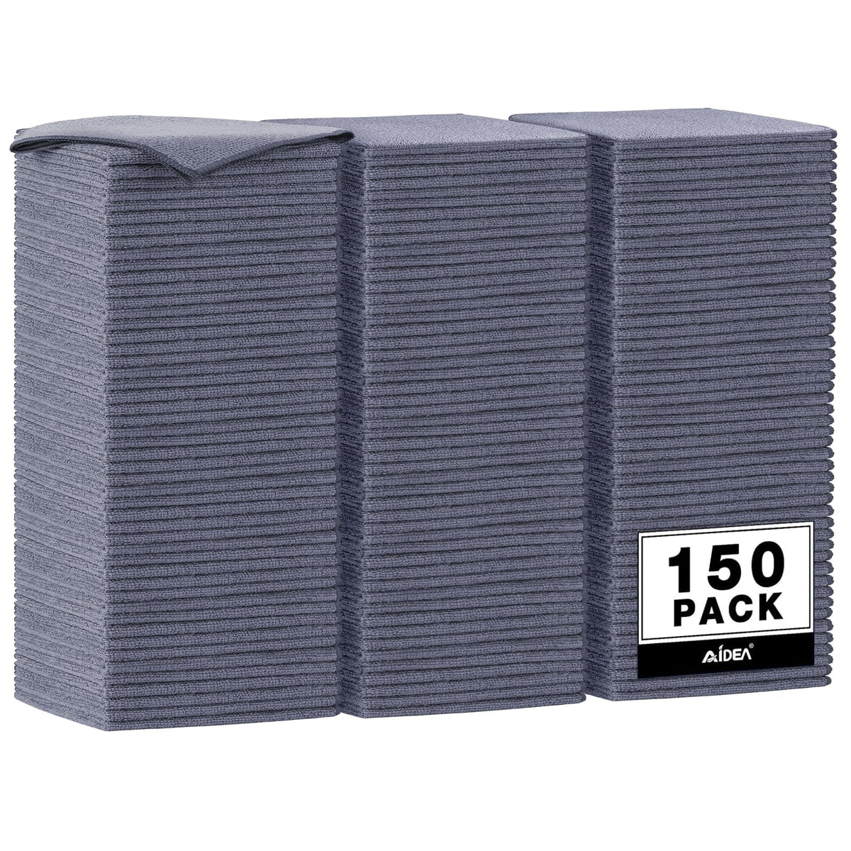 AIDEA Microfiber Cleaning Cloth-50PK, Microfiber Towels for Cars, 12"×12" Jansha Store