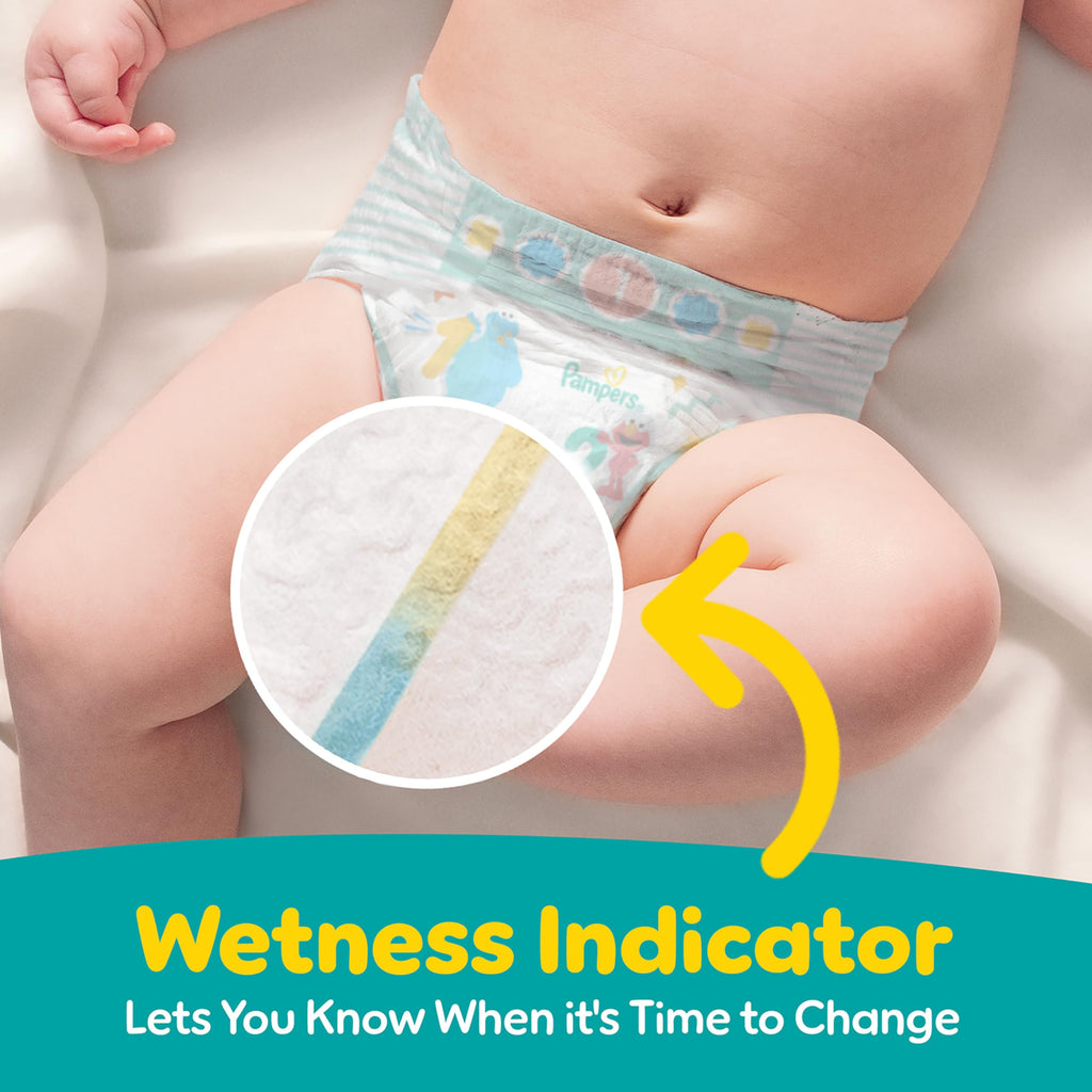 Pampers Baby Dry Ultra Cushiony Diapers, Size 3 (13-26 lbs), 104 Count, Up to 100% Leakproof (Packaging May Vary) Jansha Store