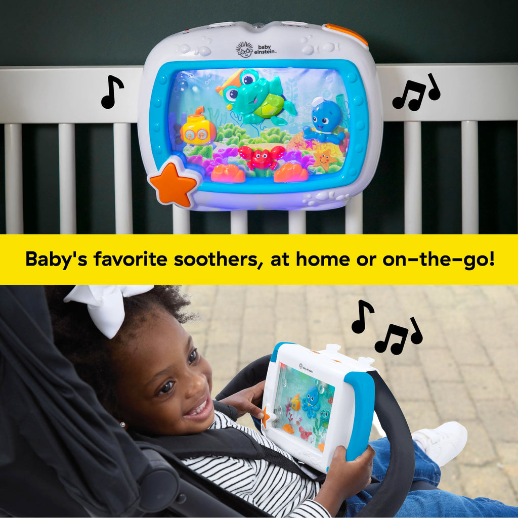 Baby Einstein Sea Dreams Soother Musical Crib Toy and Sound Machine, Newborn and up Jansha Store