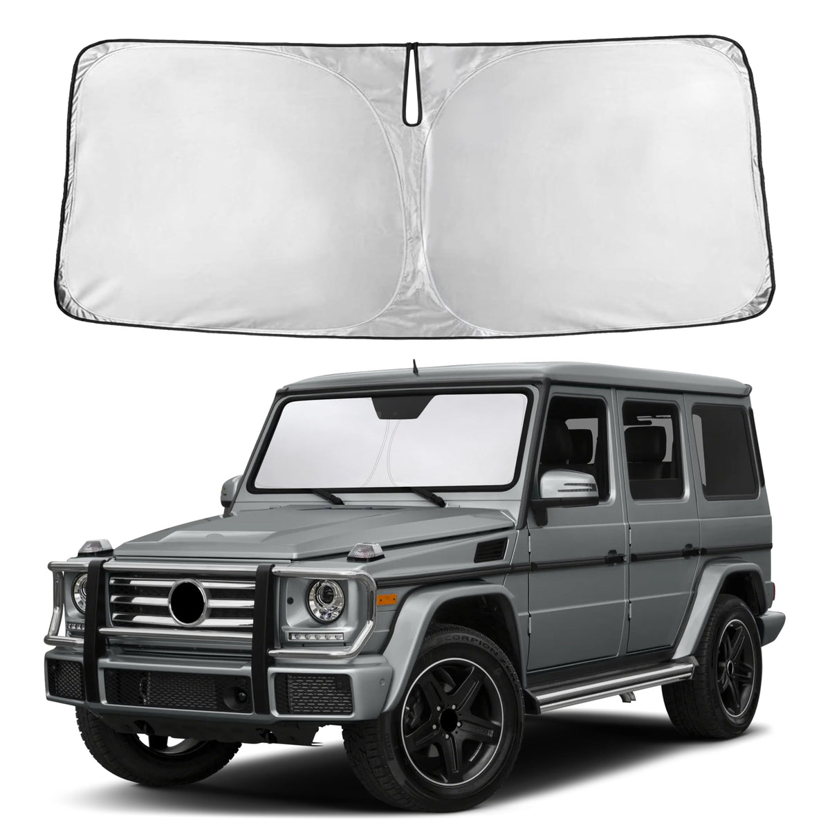 EcoNour Car Windshield Sun Shade, Front Window Sun Blocker for SUVs,Sedan Jansha Store