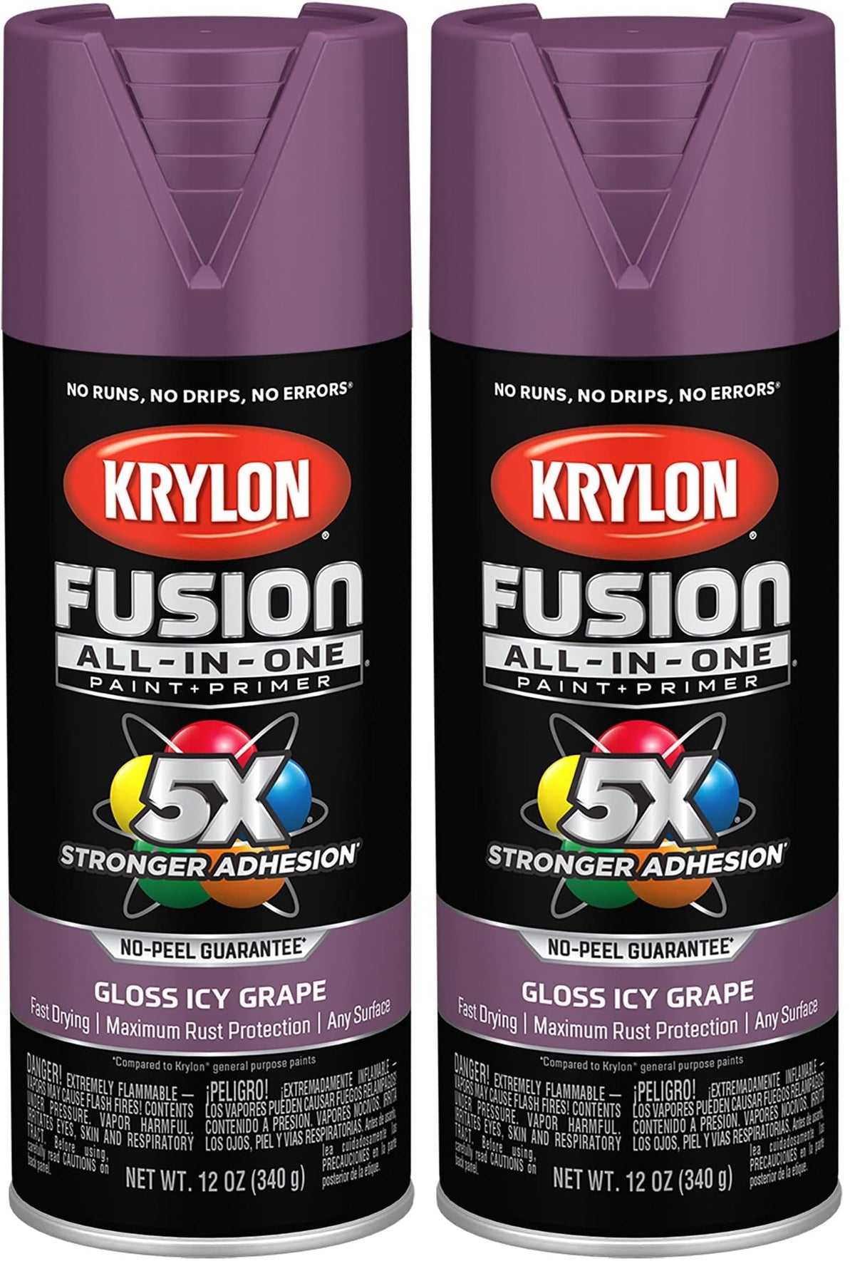 Krylon Fusion All-In-One 12 Oz. Gloss Spray Paint, Hot Pink - 1 Each Jansha Store