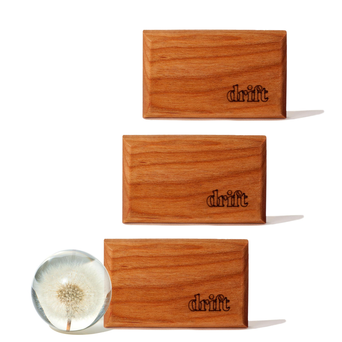 Drift Car Air Freshener - The Original Wood Air Freshener - Car Odor Eliminator - Long Lasting Scent - Essential Oils - Clean Ingredients - Amber Scent 3 Pack Refill - NO CLIP INCLUDED Jansha Store