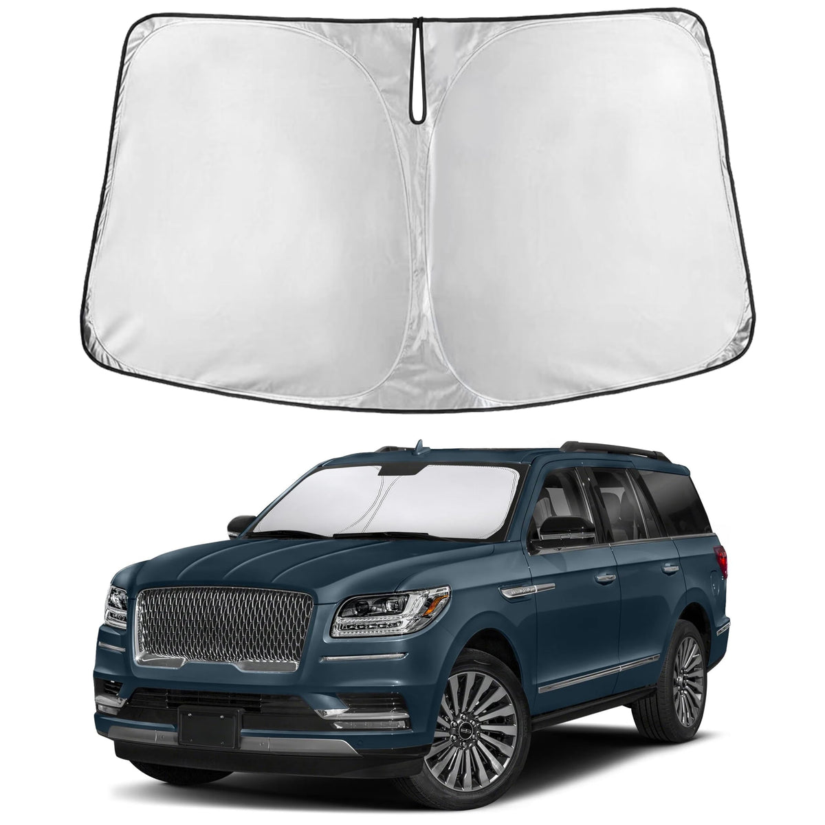 EcoNour Car Windshield Sun Shade, Front Window Sun Blocker for SUVs,Sedan Jansha Store