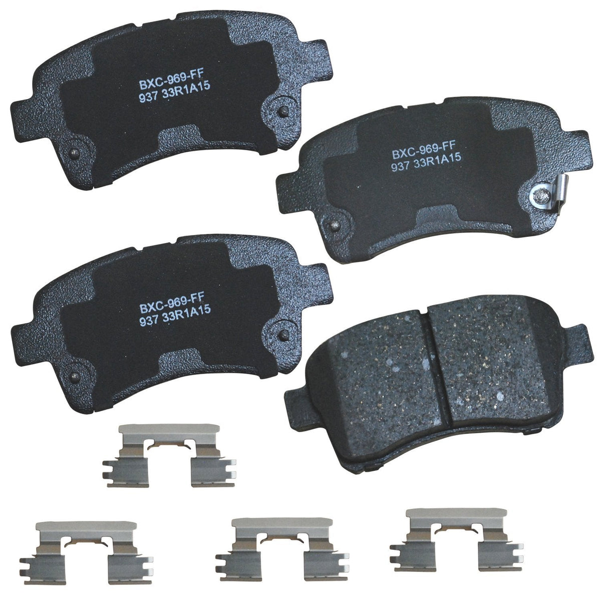 Bendix Premium SBC436A Ceramic Front Brake Pads for Toyota 4Runner 2002-2001, Hilux 2004, Tacoma 1998-1995 Jansha Store