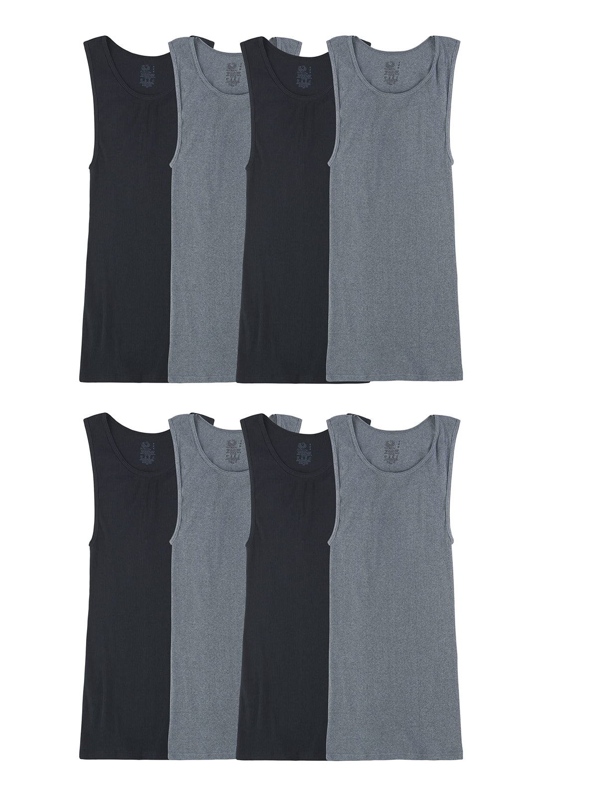 Fruit of the Loom Men's Sleeveless Tag Free Moisture Wicking Tank A-Shirt Jansha Store