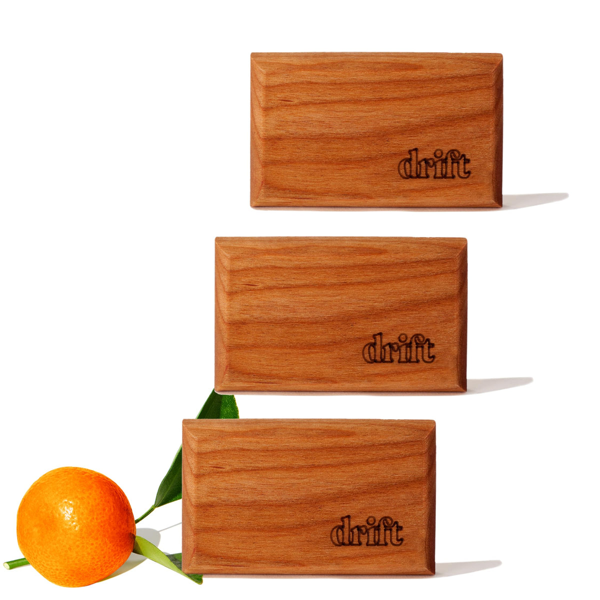 Drift Car Air Freshener - The Original Wood Air Freshener - Car Odor Eliminator - Long Lasting Scent - Essential Oils - Clean Ingredients - Amber Scent 3 Pack Refill - NO CLIP INCLUDED Jansha Store