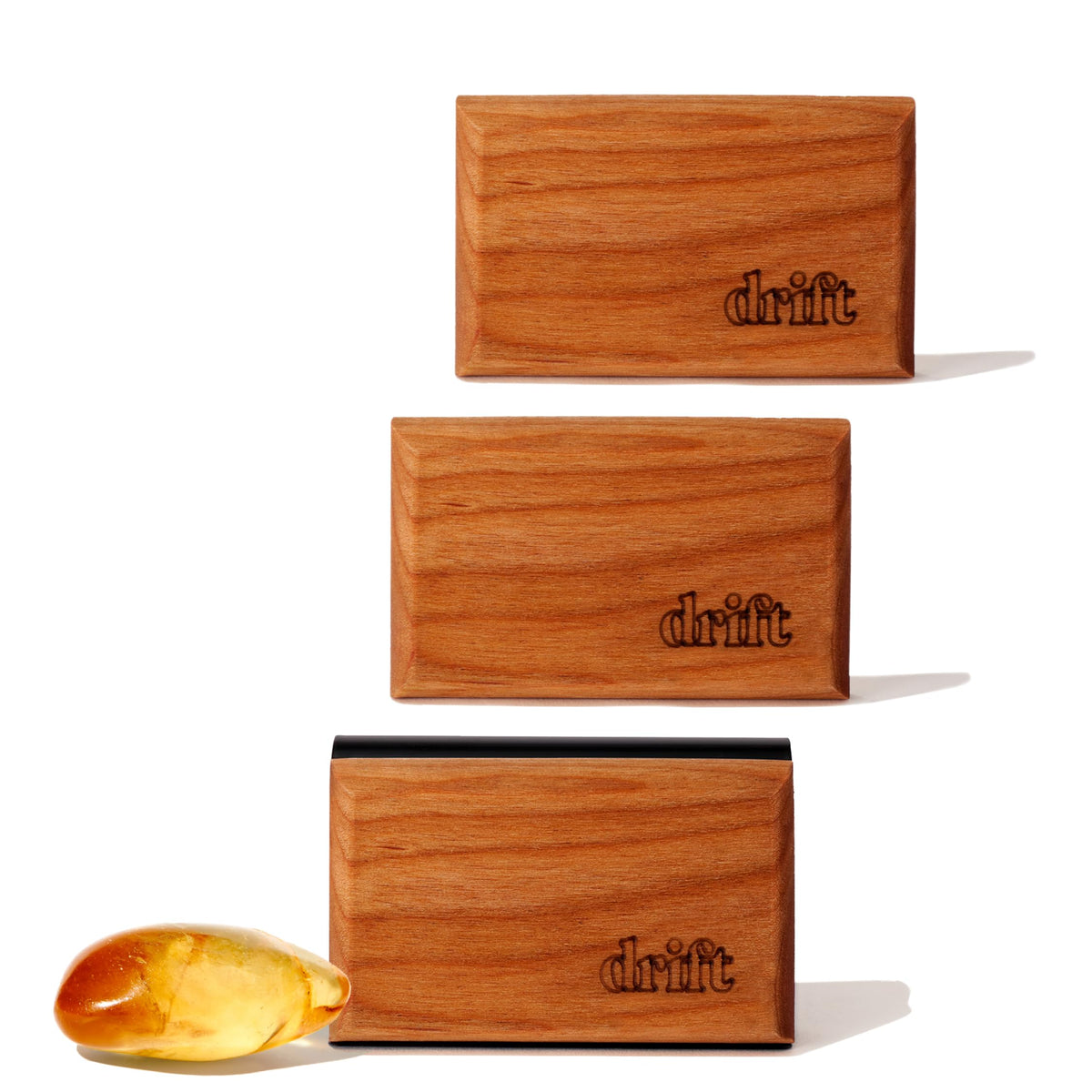 Drift Car Air Freshener - The Original Wood Air Freshener - Car Odor Eliminator - Long Lasting Scent - Auto Accessories - Metal Clip - Essential Oils - Clean Ingredients - Teak Scent Starter Kit Jansha Store