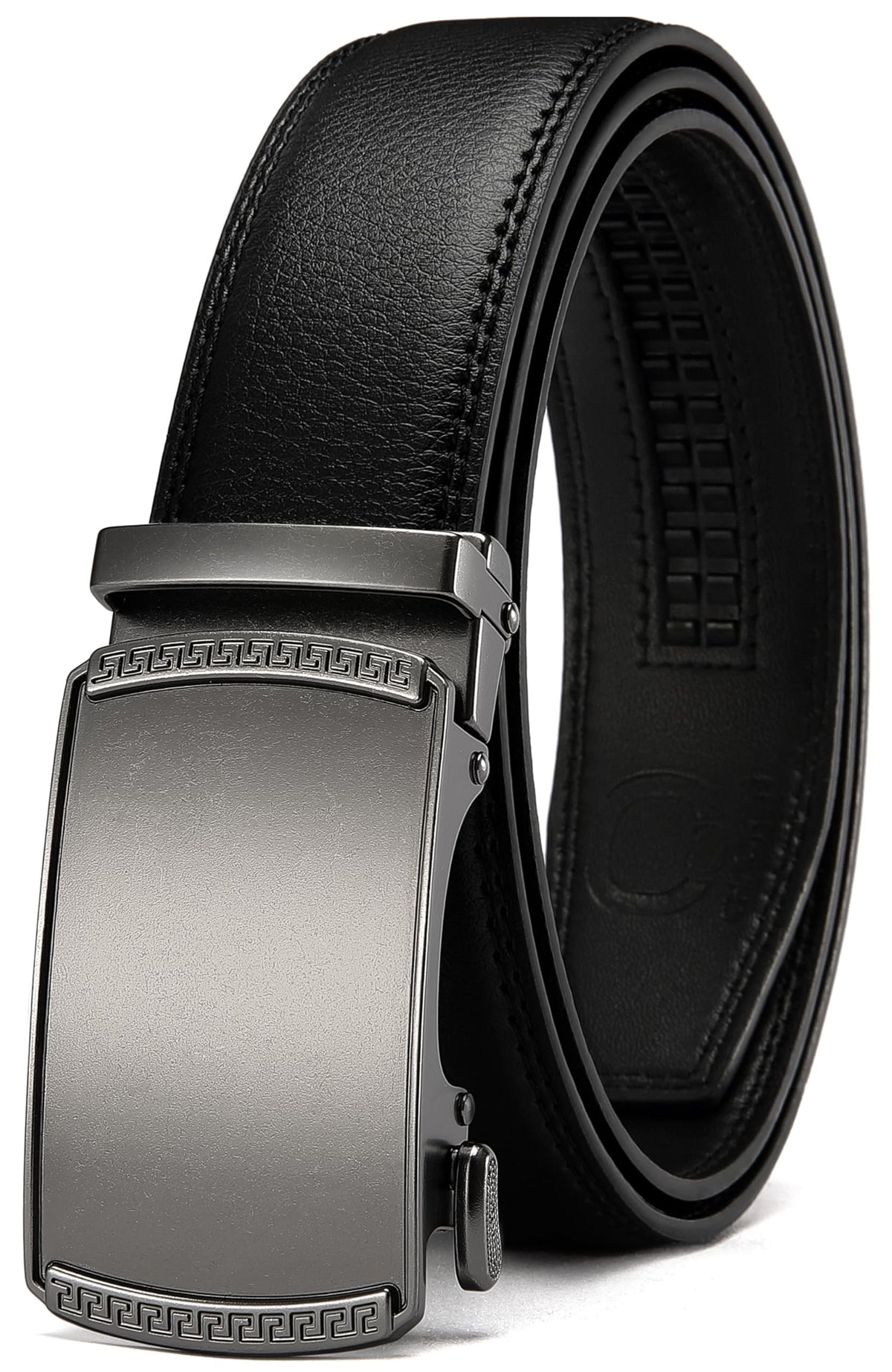 CHAOREN Men's Leather Ratchet Belt - Customizable Fit (35mm) Jansha Store