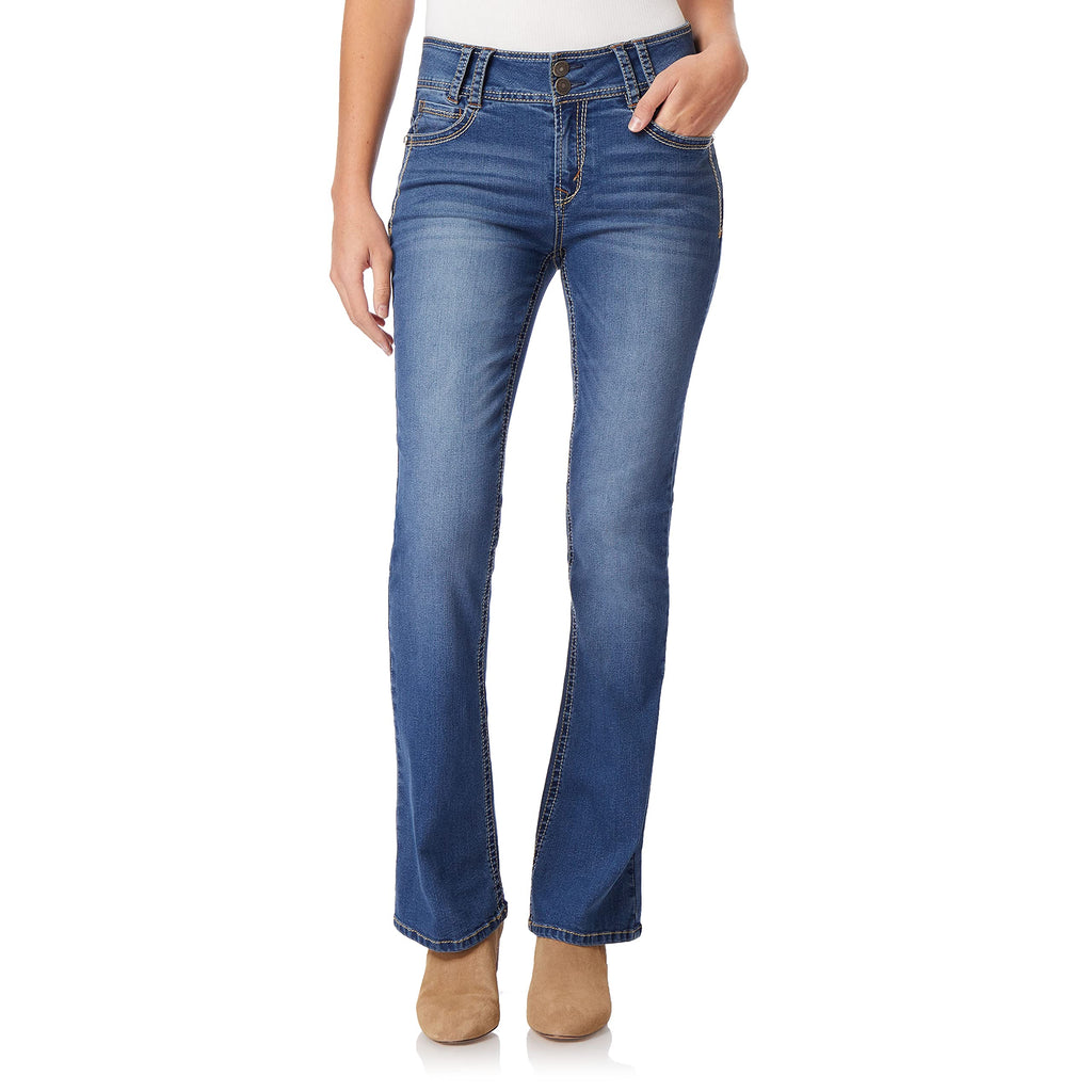 WallFlower Luscious Curvy Bootcut Jeans for Women, Sizes 0-24 Jansha Store