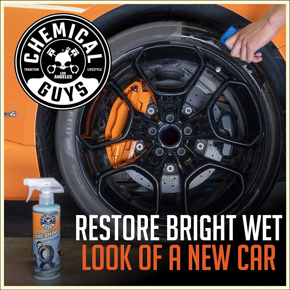 Chemical Guys, Tire Kicker Extra Glossy Tire Shine for Rubber & Trim, 16 oz Jansha Store