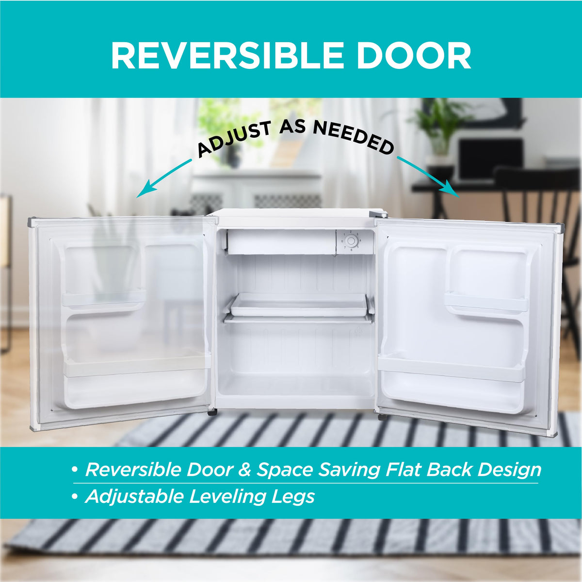 BLACK+DECKER 2.5 Cu. Ft. Compact Refrigerator, BCRK25V, Stainless Look Jansha Store