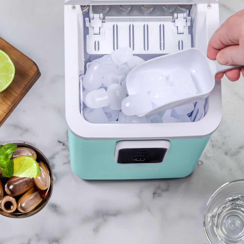 Igloo Premium Self-Cleaning Countertop Ice Maker Machine, Handled Portable Ice Maker, Produces 26 lbs. in 24 hrs. with Ice Cubes Ready in 6-8 Minutes, Comes with Ice Scoop and Basket Jansha Store