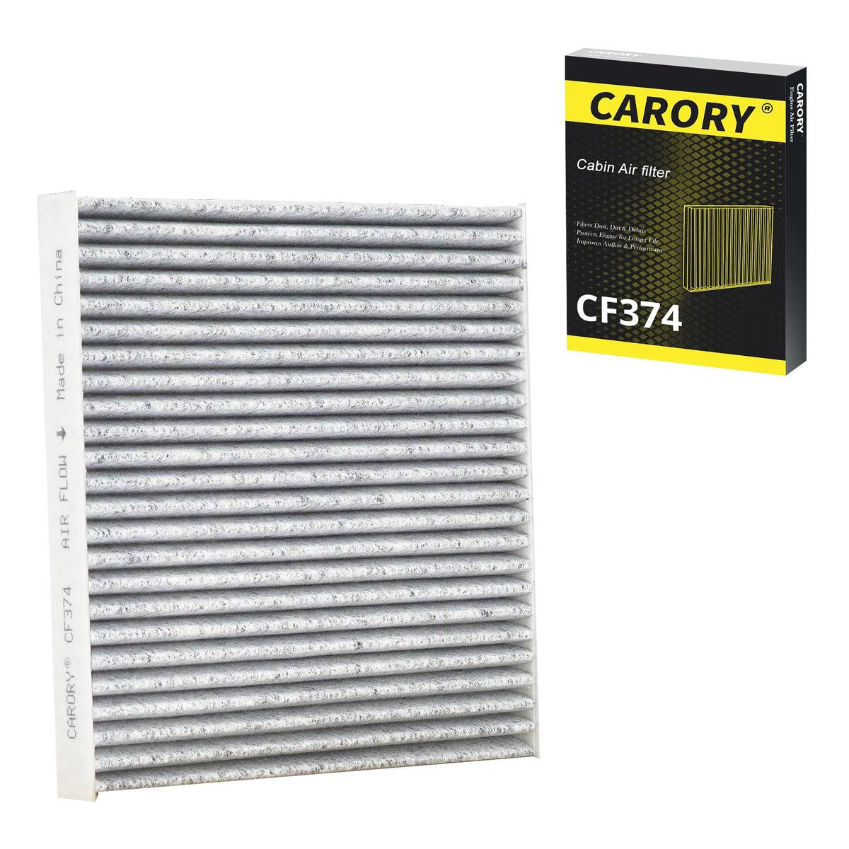 CARORY Cabin Air Filter w/Activated Carbon for Honda Accord 2003–2022, Civic 2006–2015, CR-V 2007–2016, Odyssey 2005–2017, Pilot 2009–2022, Ridgeline 2006–2025, Acura MDX 2007–2020, and More, CF134 Jansha Store