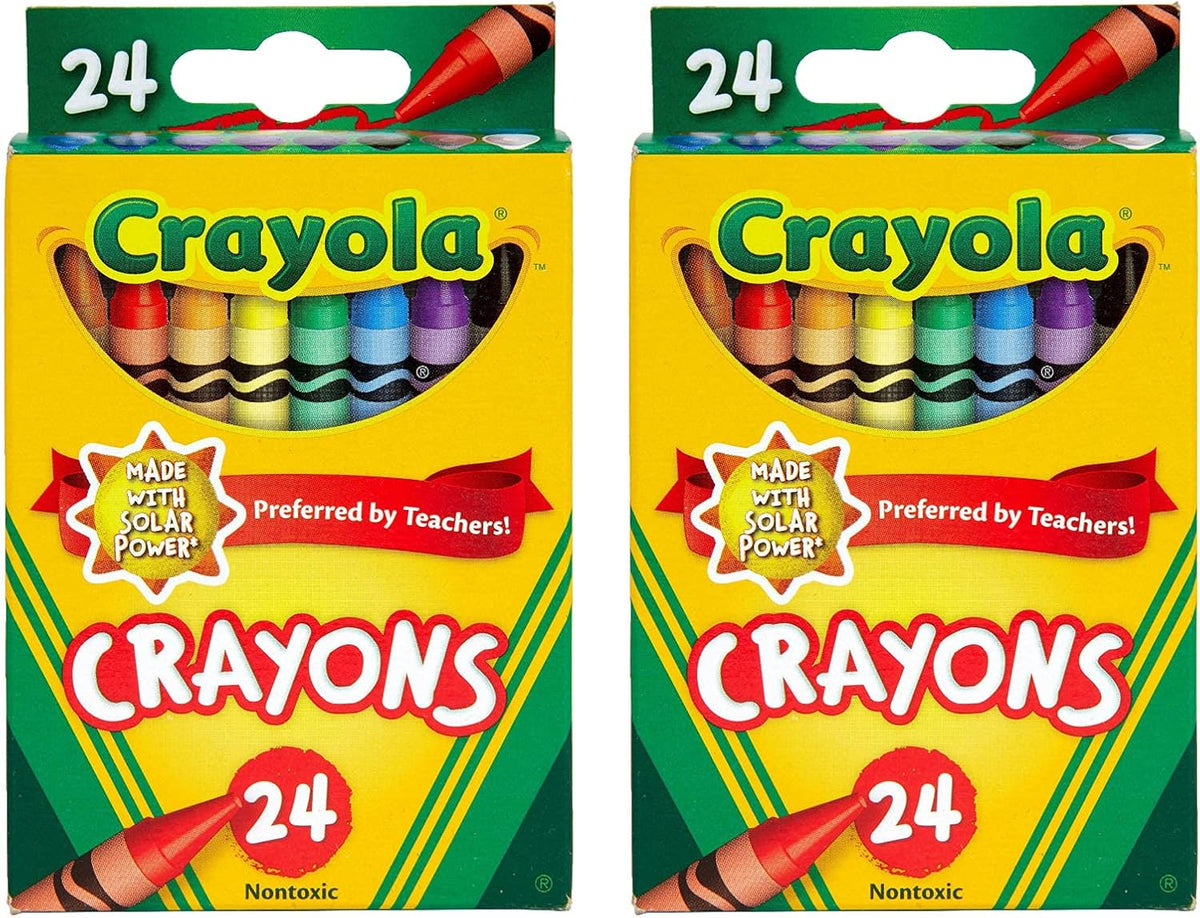 Crayola Crayons 24 ct (Pack of 2) Jansha Store