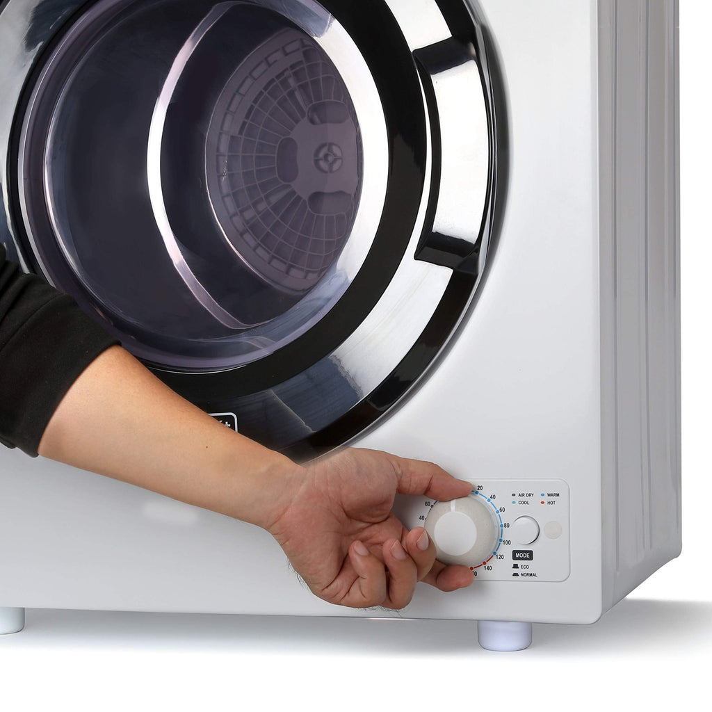 BLACK+DECKER 2.65 Cu. Ft. Portable Dryer, 8.8 lb. Capacity, BCED26, White Jansha Store