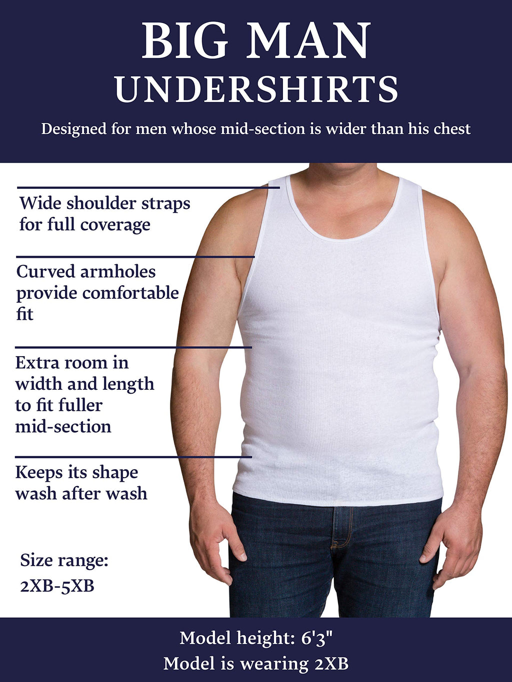 Fruit of the Loom Men's Sleeveless Tag Free Moisture Wicking Tank A-Shirt Jansha Store