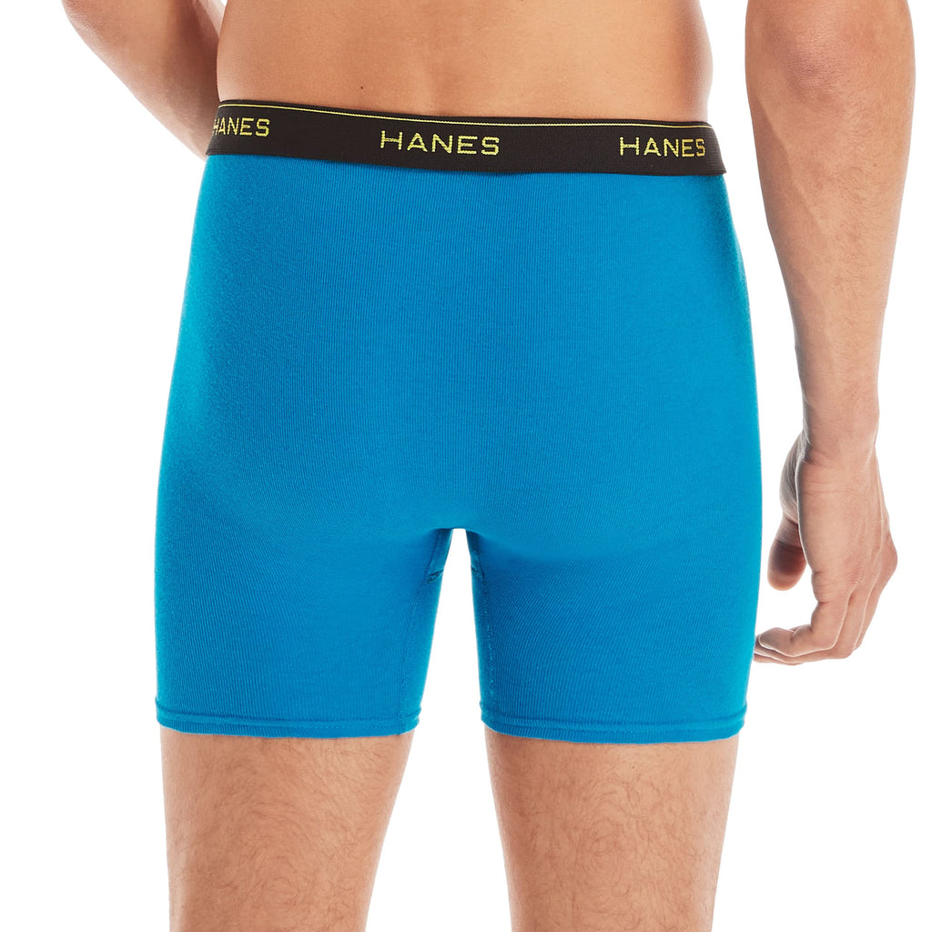 Detail shot of the cotton boxer briefs fabric weave for breathability
