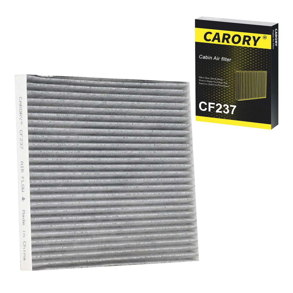 CARORY Cabin Air Filter w/Activated Carbon for Honda Accord 2003–2022, Civic 2006–2015, CR-V 2007–2016, Odyssey 2005–2017, Pilot 2009–2022, Ridgeline 2006–2025, Acura MDX 2007–2020, and More, CF134 Jansha Store