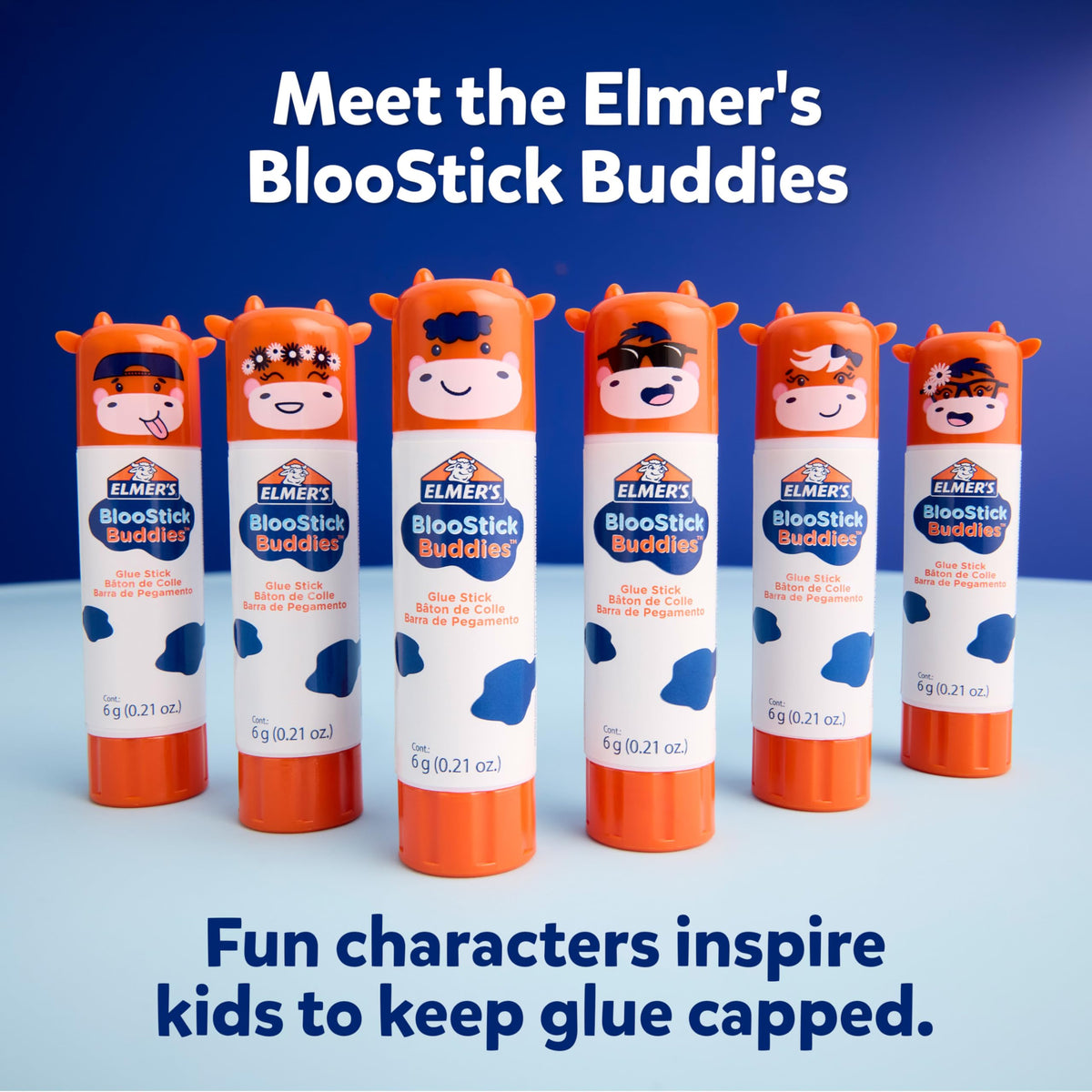 Elmer's Disappearing Purple School Glue Sticks, Washable, 6 Grams, 12 Count - Arts & Crafts, Poster, Projects, Back to School, #1 Teacher Brand Jansha Store