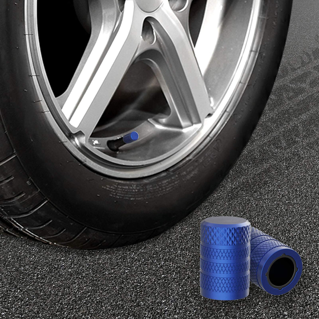 CKAuto Tire Valve Stem Caps, Aluminum Black, 4 pcs/Pack Jansha Store