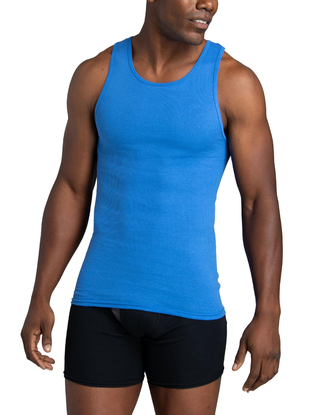 Fruit of the Loom Men's Sleeveless Tag Free Moisture Wicking Tank A-Shirt Jansha Store