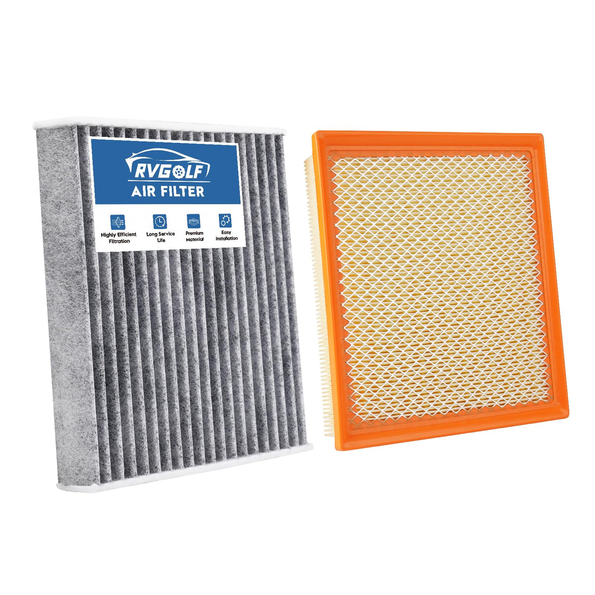 Not for Hybrid, Engine+Cabin Air Filter Fit 2015-2019 Sonata 2.4L (Gas) Jansha Store