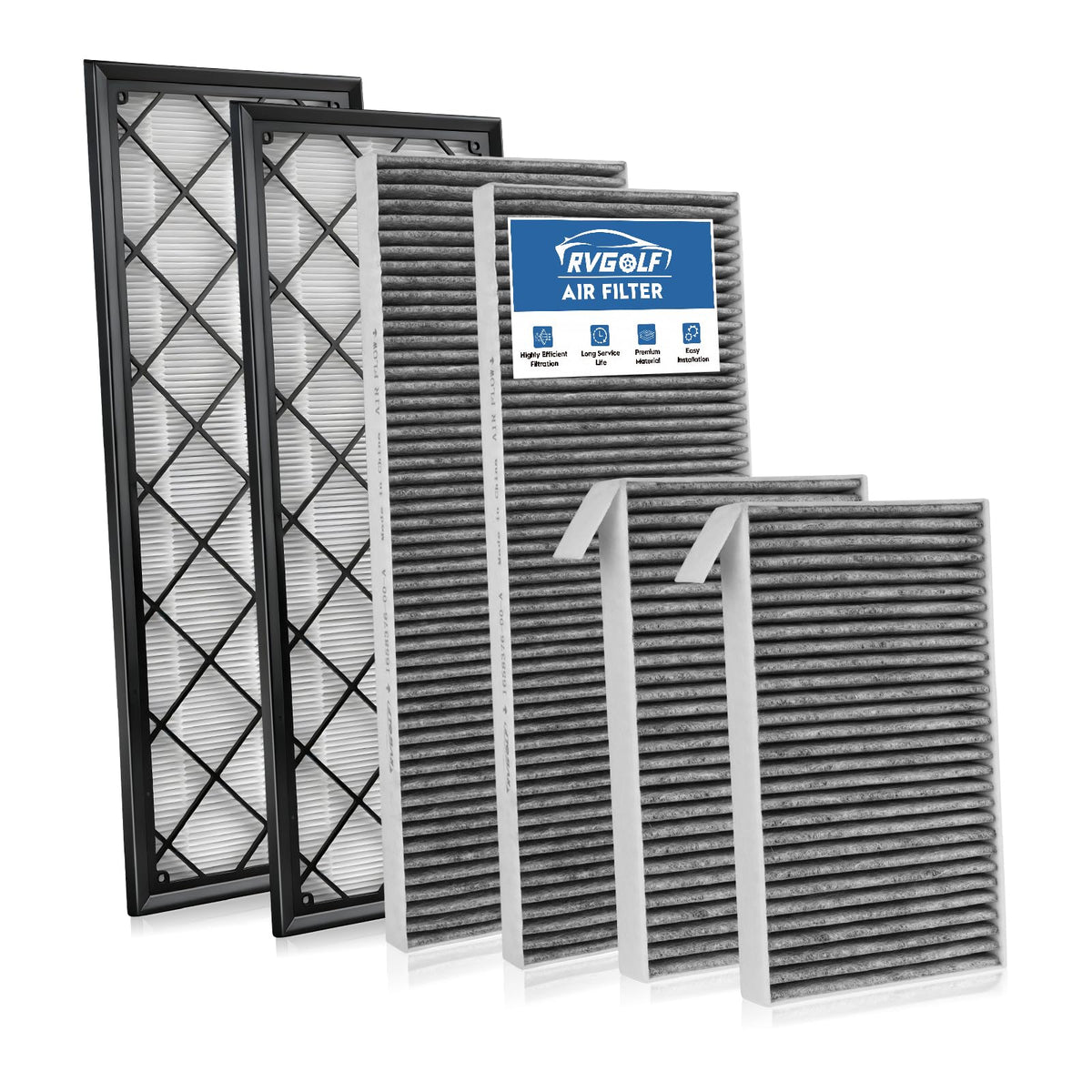 Not for Hybrid, Engine+Cabin Air Filter Fit 2015-2019 Sonata 2.4L (Gas) Jansha Store