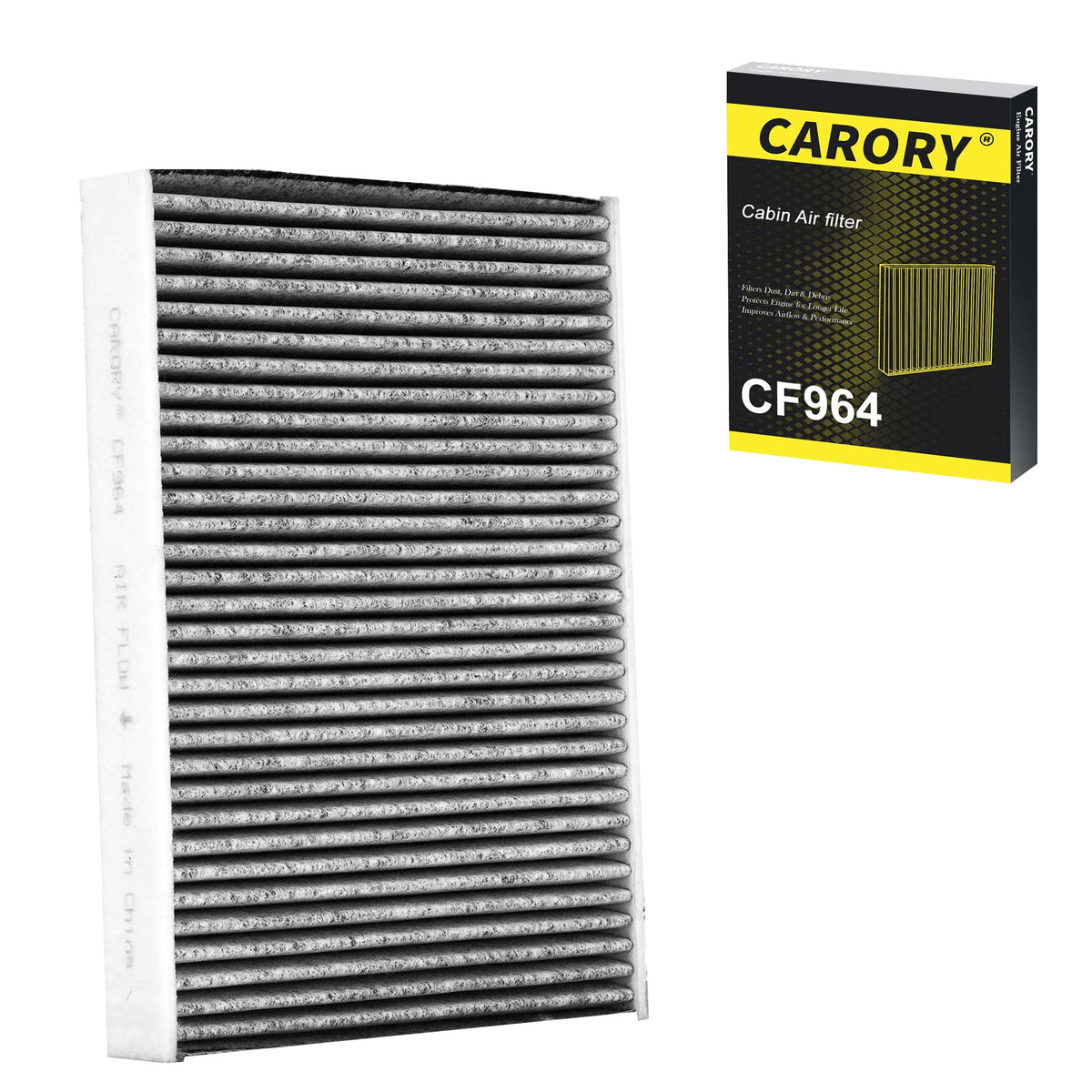 CARORY Cabin Air Filter w/Activated Carbon for Honda Accord 2003–2022, Civic 2006–2015, CR-V 2007–2016, Odyssey 2005–2017, Pilot 2009–2022, Ridgeline 2006–2025, Acura MDX 2007–2020, and More, CF134 Jansha Store