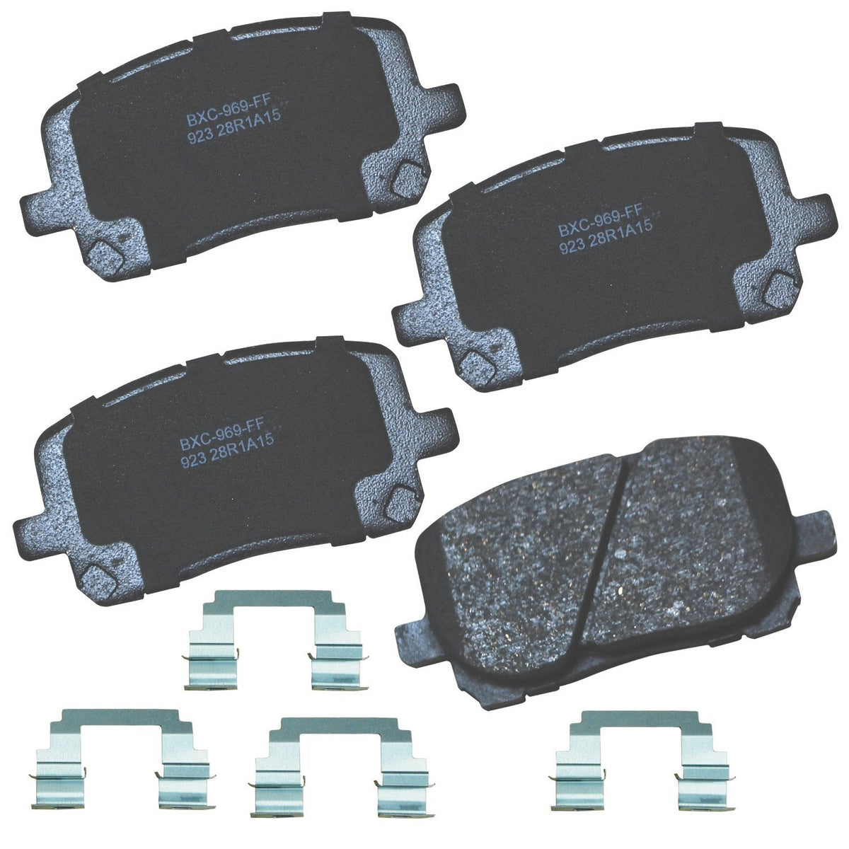 Bendix Premium SBC436A Ceramic Front Brake Pads for Toyota 4Runner 2002-2001, Hilux 2004, Tacoma 1998-1995 Jansha Store