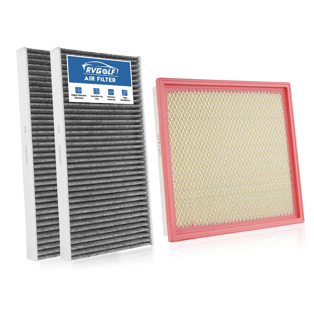 Not for Hybrid, Engine+Cabin Air Filter Fit 2015-2019 Sonata 2.4L (Gas) Jansha Store